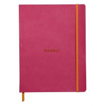 Carnet - 19 X 25 Cm - Rhodiarama - Rhodia - 160 Pages Pointillées - Framboise