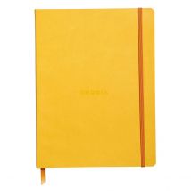 Carnet - 19 X 25 Cm - Rhodiarama - Rhodia - 160 Pages Pointillées - Jonquille