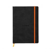 Carnet - Format A5 14.8 X 21 Cm - Rhodiarama - Rhodia - 160 Pages Lignées - Noir