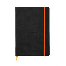 Carnet - Format A5 14.8 X 21 Cm - Rhodiarama - Rhodia - 160 Pages Pointillées - Noir