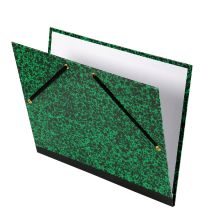 Carton À Dessin Vert Avec Élastique - Annonay - 52x72cm