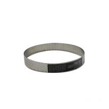 Cercle À Tarte Perforé En Inox - Patisdécor - 10 Cm - Patisdecor