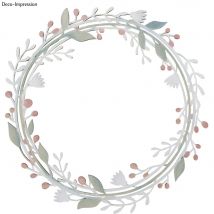 Cercle En Bois - Couronne Fleurie - 31 Cm De Diamètre - Rayher