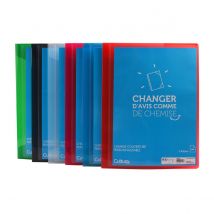 1 Chemise À Élastique - 3 Rabats A4 - Personnalisable - Polypro - Cultura