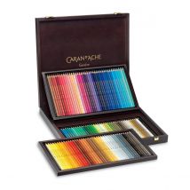 Coffret Bois 120 Crayons De Couleurs Supracolor - Caran D'Ache