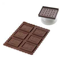 Le Kit Cookie Choc, Composé Par Un Pratique Emporte-pièce (doté D'Un Manche Ergonomique Et Interchangeable Avec Une Poignée En Silicone) Et Un Moule