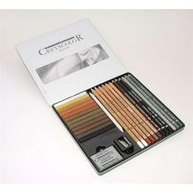 Crayons - Fusains - Estompe - Dessin - Esquisse - Cretacolor - Creative Drawing Set - 27 Pièces