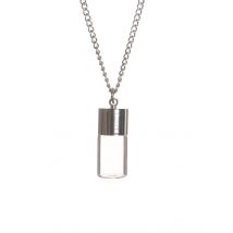 Pendentif Verre Bouteille 25x10mm - Graine Creative