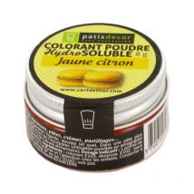 Colorant Poudre - Jaune Citron - 8 G - Patisdécor - Patisdecor