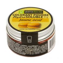 Colorant Poudre - Jaune Oeuf - 8 G - Patisdécor - Patisdecor
