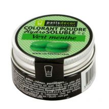 Colorant Poudre - Vert Menthe - 8 G - Patisdécor - Patisdecor