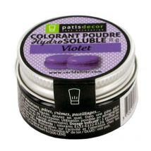 Colorant Poudre - Violet - 8 G - Patisdécor - Patisdecor