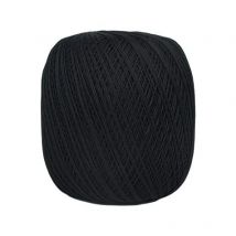 Fil À Crocheter Distrifil - Coton Déco 8 - Noir