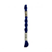 Fil À Broder Dmc - Coton Perlé N°3 - Bleu Marine 820 - Dmc