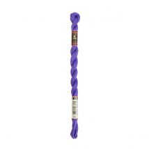 Fil À Broder Dmc - Coton Perlé N°5 - Violet 333 - Dmc