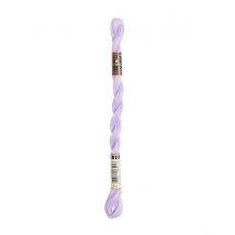 Fil À Broder Dmc - Coton Perlé N°8 - Violet De Parme Clair Nacré 211 - Dmc