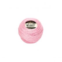 Fil À Broder Dmc - Coton Perlé N°8 - Bouton De Rose 605 - Dmc