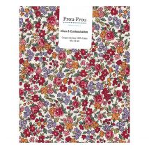 Coupon Fleuri - Rougeâtre - Frou-Frou