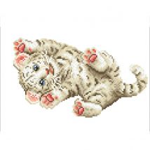 Kit Broderie Diamant - Diamond Dotz - Bébé Tigre