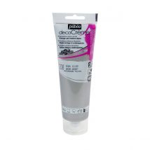 Peinture Décocrème Pébéo 120 Ml - Nacré Argent