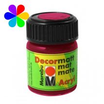 Decormatt Acryl 15ml Rou Decormatt Acryl 15ml Rouge Grenat - Marabu