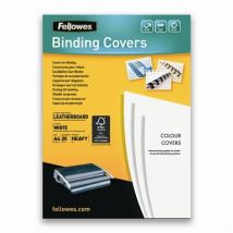 25 Couvertures Pour Reliure A4 Blanc - Fellowes