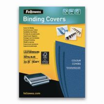 25 Couvertures Pour Reliure A4 Bleu - Fellowes