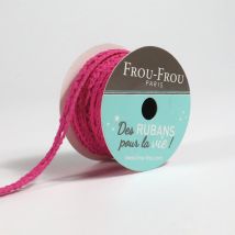 Bobinette Frou-frou - 4 M X 10 Mm - Dentelle - Fushia