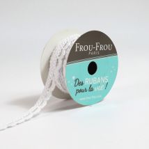 Bobinette Frou-frou - 4 M X 10 Mm - Dentelle - Neige