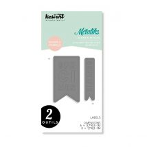 2 Formes De Découpe Métaliks - Labels - Kesi Art