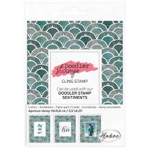 Doodler Stamp Ecailles - Bois - Aladine