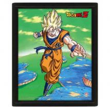 Cadre 3d Lenticulaire - Dragon Ball Z - 26x20 Cm