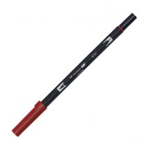 Feutre Pinceau Double Pointe - Abt-856 - Rouge Chinois - Tombow