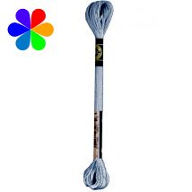 Fil Satin S931 Bleu Gris Ech Fil Satin 8m Bleu Gris - Dmc