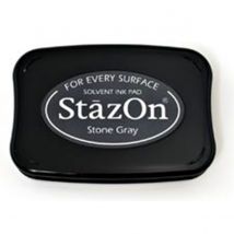 Encre stazon - stone Grey Scrapbooking