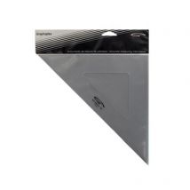 Equerre 45° 3 Bords 32 Cm - Graphoplex