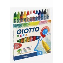 Etui De 12 Crayons Cire Cera - Giotto