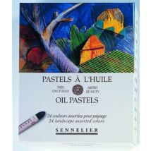 Etui Carton 24 Pastels Huile P Etui Carton 24 Pastels Huile Paysages