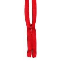 Fermeture À Glissière Invisible - 60cm - Rouge - Roanne Gros