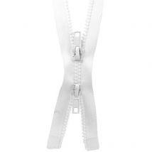 Fermeture À Glissière Injectée N°5 - 55cm - Blanche - Roanne Gros