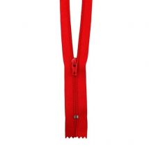 Fermeture À Glissière Nylon - 45cm - Rouge - Roanne Gros
