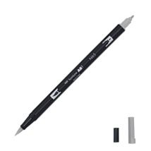 Feutre Pinceau Abt À Double Pointe - Tombow - N65 - Gris Froid 5