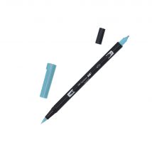 Feutre Pinceau Double Pointe - Bleu - Abt-452 - Tombow