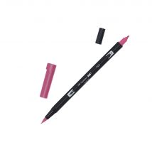 Feutre Pinceau Abt À Double Pointe - Tombow - 743 - Rose Chaud