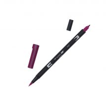 Feutre Pinceau Double Pointe - Rouge 2- Abt-757 - Tombow