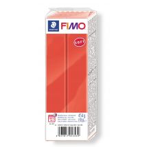 Fimo Soft - Pâte À Modeler - 454 G - Rouge Indien - Fimo