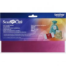 4 Feuilles Métallisées Scan N Cut - Rose - Brother