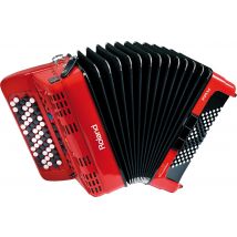Roland Fr-1xb Accordéon À Boutons 72 Boutons 62 Boutons 14w Rouge