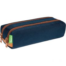 Trousse Tann's - Les Signatures Camille - 2 Compartiments - Rectangulaire - Bleu Marine