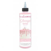 Glaçage Goût Chocolat Scrapcooking - Rose - 130 G - Scrapcooking